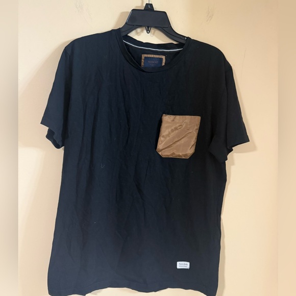Nomad Other - Nomad Black Tee with Tan Pocket
